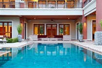 Pool and villa